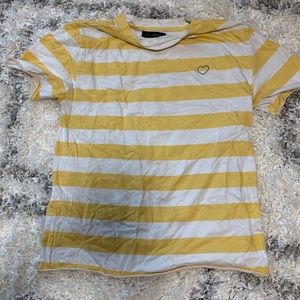 Pac sun striped hip shirt